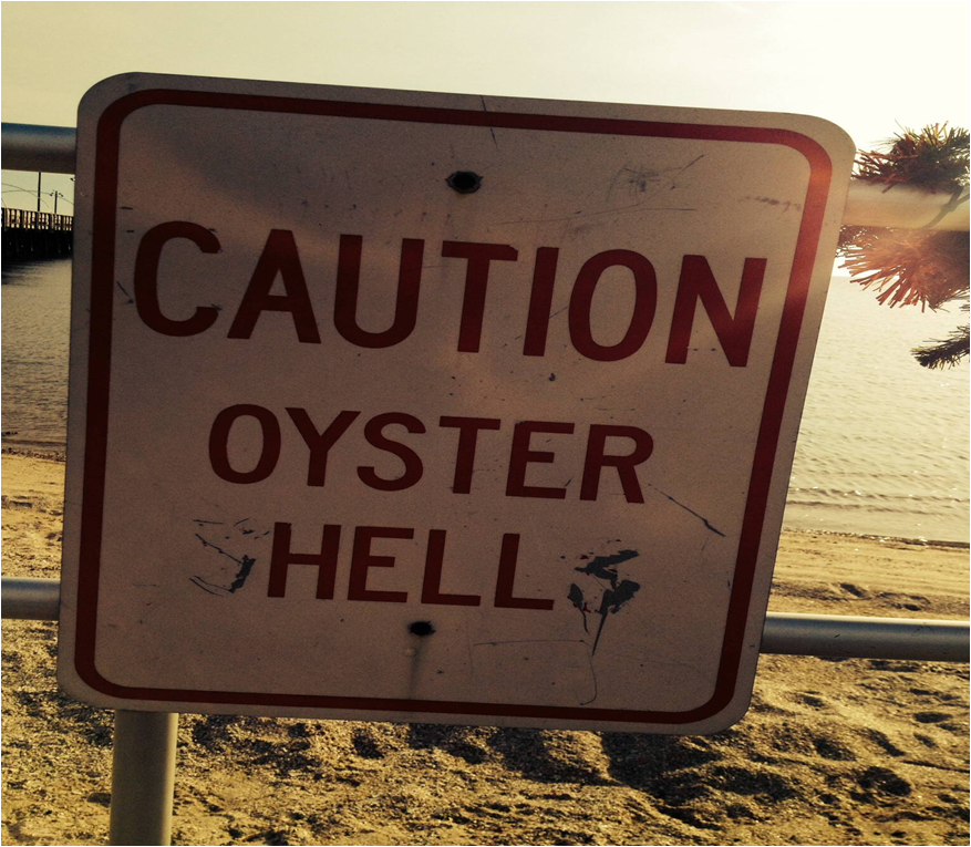 Oyster Hell sign